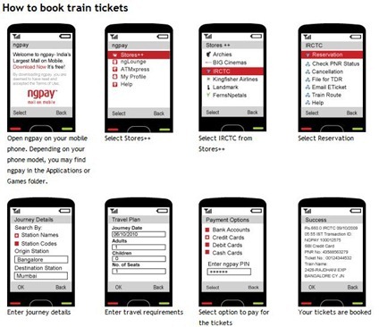 How to Book Train Tickets Through Mobile Using Paymate, Ngpay & Atom