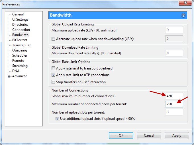 How to Increase Download Speed in uTorrent by Changing Few Settings - techinfoBiT