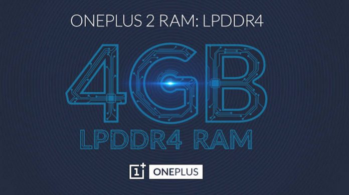 4GB LPDDR4 RAM Confirmed for OnePlus 2 | OnePlus 2 RAM - techinfoBiT