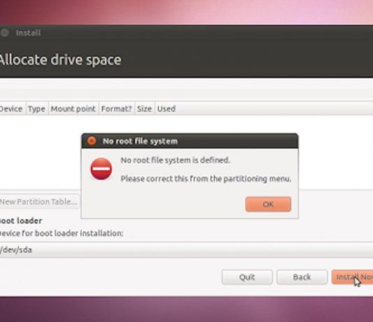 How To Fix "no root file system defined" Error While Installing Ubuntu-techinfoBiT