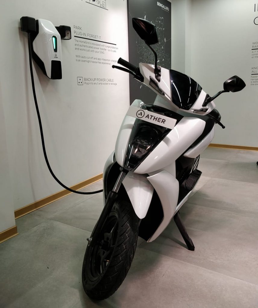 Ather Grid - A Citywide Electric Vehicle Charging Infrastructure By Ather Energy-Ather Electric Scooter S340-techinfoBiT