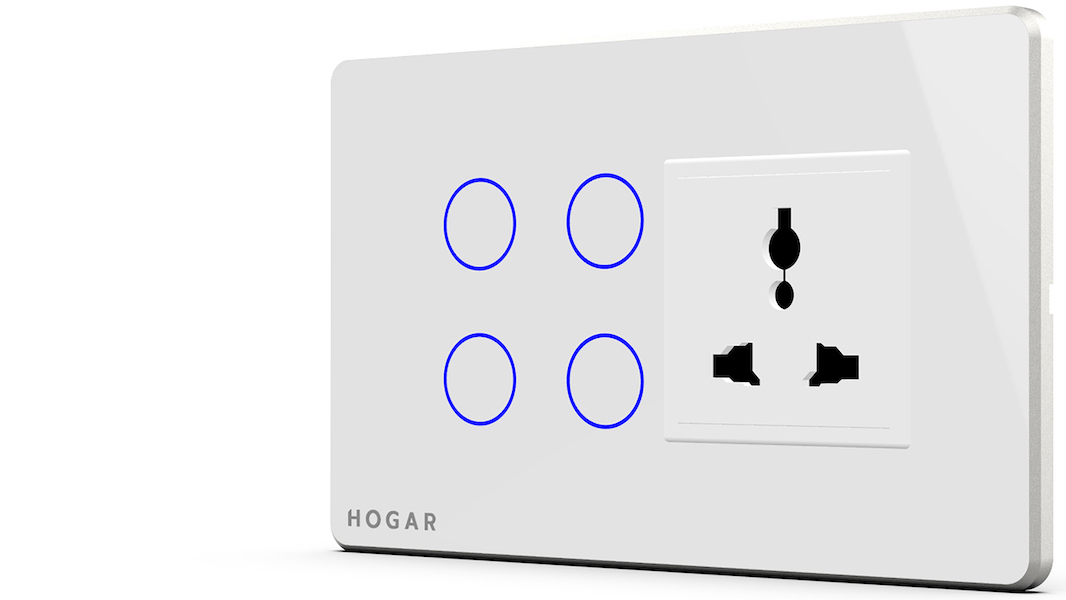 Update Your Home with Smart Home Automation Products by Hogar Controls-Smart 4-1 Touch Panel- Home-Building Startup-techinfoBiT