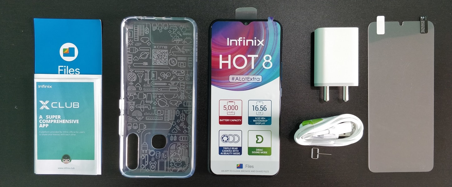 Unboxing Infinix Hot 8, a ₹6,999 Phone with 4GB RAM, 64GB Storage, 5000mAh Battery and Triple Camera-techinfoBiT